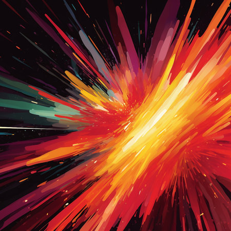 Abstract colorful background. Vector illustration. Eps 10. Colorful explosion.の素材