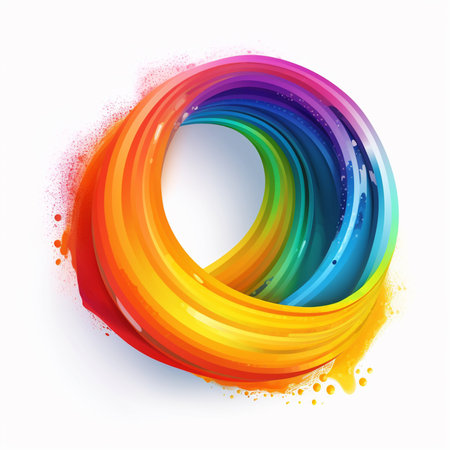 Abstract colorful background with watercolor splashes. Vector illustration for your designの素材