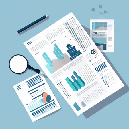 Flat design modern vector illustration concept of business analysis and planning.の素材