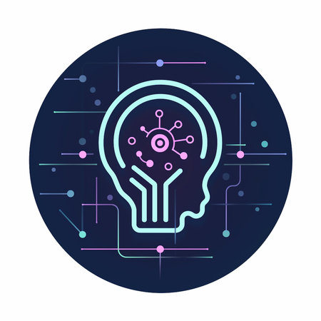 Artificial intelligence concept. Artificial intelligence icon. Vector illustration in thin line style.の素材