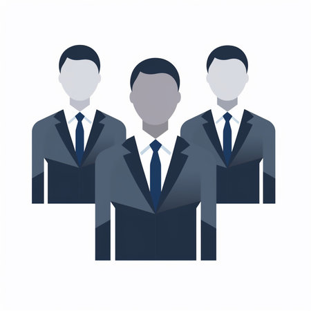 Businessman icon. Flat design style eps 10 vector illustration.の素材