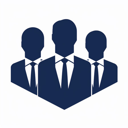 Business people icon, vector illustration. Flat design style eps 10の素材