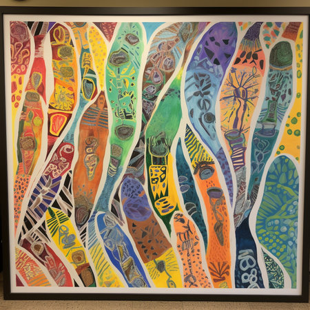 Tattoo art in the gallery. Hand-painted illustration.の素材