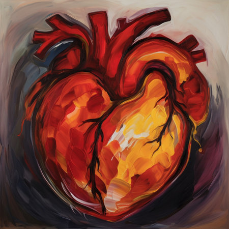 Painting of a red apple on a dark background, vector illustrationの素材