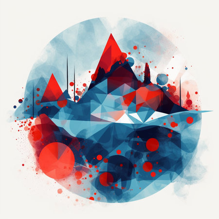 Abstract watercolor background with the image of the city. Vector illustration.の素材