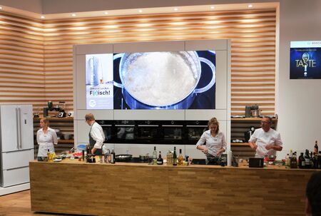 IFA 2015 Berlin, Germany - Cooking Showのeditorial素材