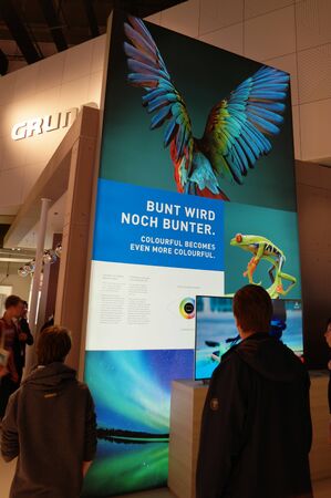 IFA 2015 Berlin, Germany - Grundigのeditorial素材
