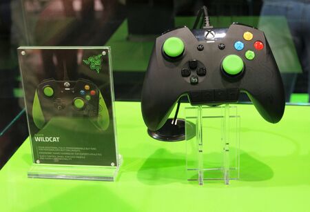 IFA 2015 Berlin, Germany - Racer Wildcat padのeditorial素材