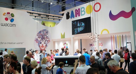 IFA 2015 Berlin, Germany - Wacom Bamboo Standのeditorial素材