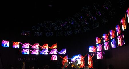 IFA 2015 Berlin, Germany - LG Boothのeditorial素材