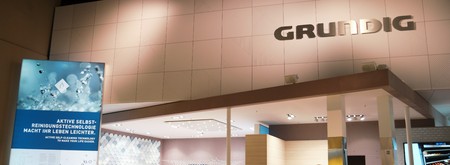 IFA 2015 Berlin, Germany - Grundig standのeditorial素材