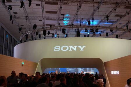 IFA 2015 Berlin, Germany - entrance hall Sonyのeditorial素材