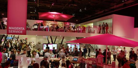 IFA 2015 Berlin, Germany - Telekom hallのeditorial素材