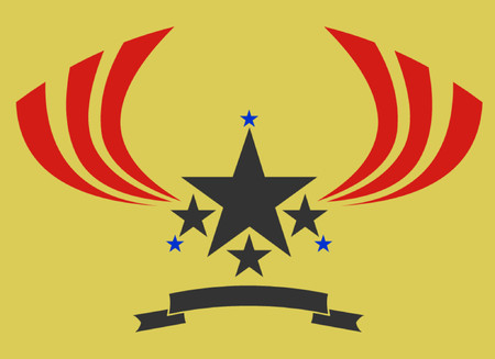 A vintage design for a badge or logo.のイラスト素材