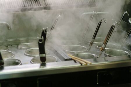 a meal in a japanese restaurantの写真素材