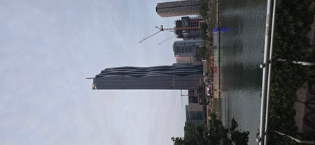 Panoramic view of the skyscrapers of the city