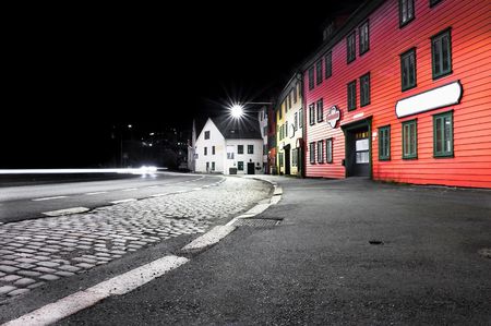 Skuteviken in Bergen city in Norwayの写真素材