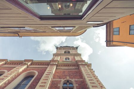 the old city swedenの写真素材