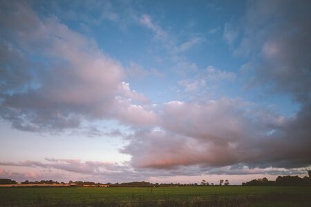 norfolk sunsetの写真素材