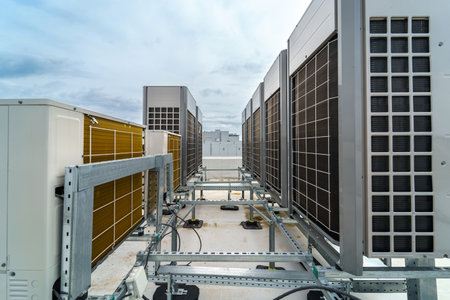 Multizone air conditioning and ventilation systemの写真素材