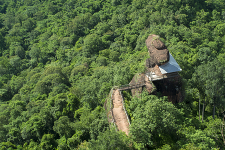 Phu Tok is a popular tourist attraction in the Bueng Kan province of Thailandの写真素材