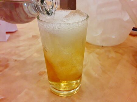 Alcoholic liquor Making those who drink Reducing ability to drive cars and othersの写真素材