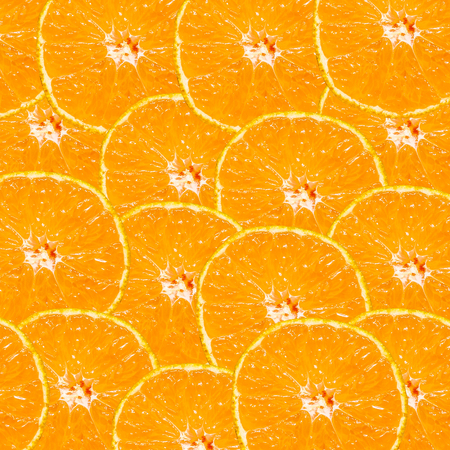 Abstract background with citrus-fruit of orange slices  Close-up  の写真素材