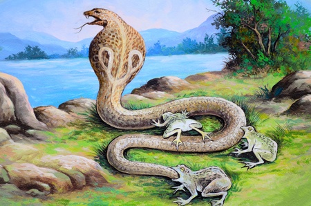 CHIANG MAI, THAILAND -Old urban life painting art on temple wall at Wat Pa Pao(Pa Pao temple)のeditorial素材