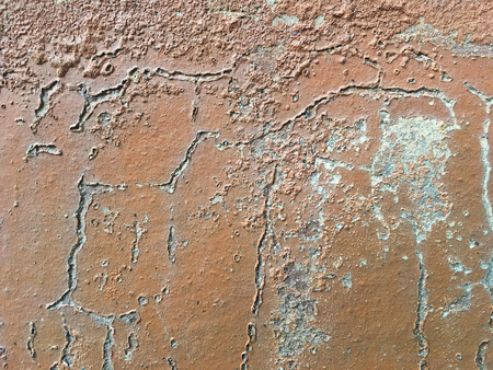 Plaster color cracked