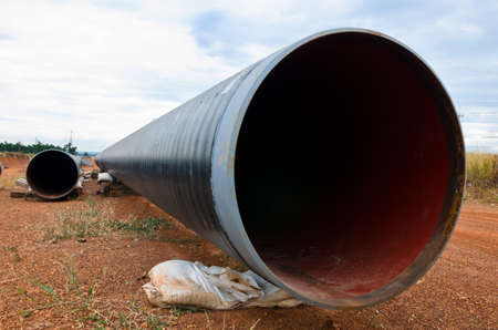 Pipes for building underground natural gas pipeline