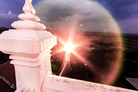 Lone lightの写真素材