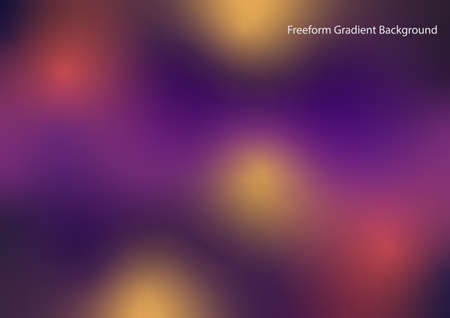 Freeform Gradient blur Background,free form shape abstract background,abstract background, free form shape,multid colorのイラスト素材