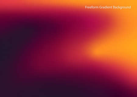 Freeform Gradient blur Background,free form shape abstract background,abstract background, free form shape,multid colorのイラスト素材