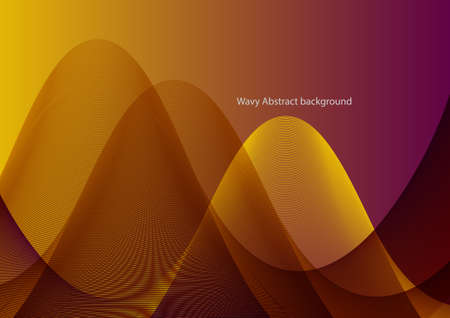 Wavy color Abstract background,Wavy background,line smooth abstract backdrop,design graphic networkのイラスト素材