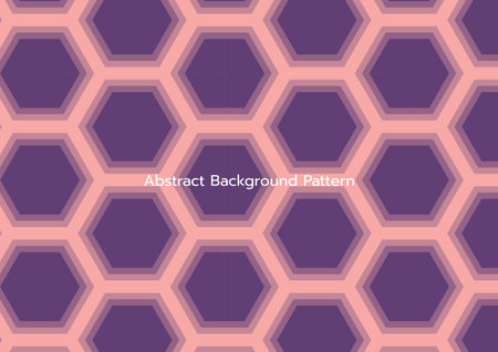 background abstract texture pattern hexagon purple and pinkのイラスト素材