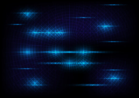 Abstract background vector design graphic technology digital network communicationのイラスト素材