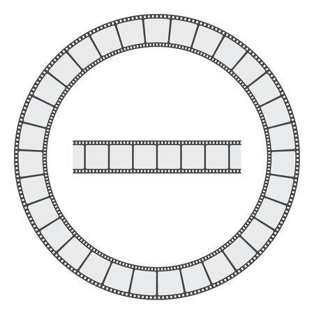 Camera filmstrip frame illustration.のイラスト素材