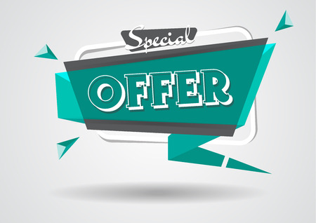 Sale banner special offer sign template.shopping flyers discount banner vector poster illustrationのイラスト素材
