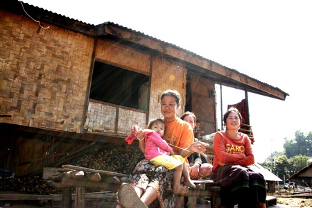 Lao is the country in asian,people are very nice Tody tourism in laoのeditorial素材