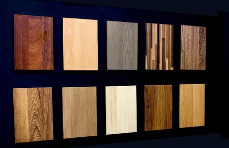Wood for Construction show Texture Pattern Lay on Black Background の写真素材