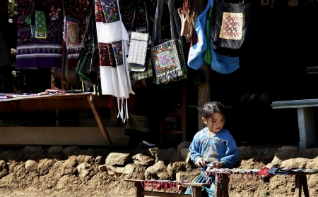 Lao Children in action at Loa Village , lao is Country in AEC.のeditorial素材