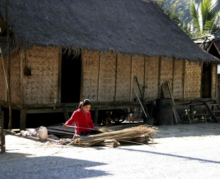 Lao People in action Life Style,simple,nice, and easilyà¹のeditorial素材