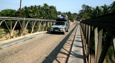 Lao Tour by bus,car,on The old Road, or Backpack is challenge Tour.のeditorial素材