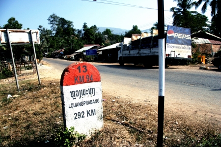 Lao Tour by bus,car,on The old Road, or Backpack is challenge Tour.のeditorial素材