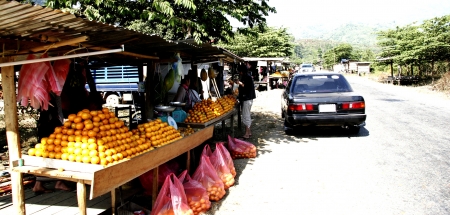 Lao Tour by bus,car,on The old Road, or Backpack is challenge Tour.のeditorial素材
