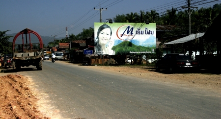 Lao Tour by bus,car,on The old Road, or Backpack is challenge Tour.のeditorial素材