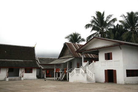 The Lao Monk and Lao Temple in Lao Life Style.のeditorial素材