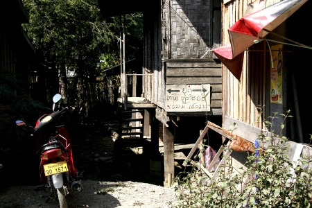 THe Viilage,Town,House and People in Lao Life Styleのeditorial素材