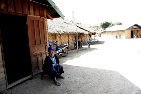 THe Viilage,Town,House and People in Lao Life Styleのeditorial素材