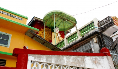 Lifestyle of Myanmar People in Victoria Point iSland.People still wear sarong and worship Buddhismのeditorial素材